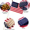 12 Pack 8x12 Inch American Flags on Stick, American Flag for Outside | US Handheld Flags with Grounded Multi-Purpose Flagpole, 250th Anniversary, 4th of July Decorations, Labor Day Patriotic Decor
