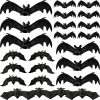 CT07018HLD109GT_1 24PCS Halloween Hanging Bats, 5 Sizes Realistic Bat Decorations | 24PCS Bat Set • 5 Different Sizes • Realistic 3D Design • Easy Hanging • Indoor & Outdoor Decor