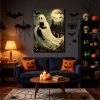 YERUOUIU Ghost Diamond Art Kits for Adults,Halloween Ghost Full Drill Diamond Painting Kits for Beginners,5D DIY Gem Art Paint by Diamonds Dots Crafts for Home Wall Decor 12x16 Inch