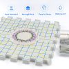 LAMXD Blocking Mats for Knitting - Extra Thick Blocking Boards with Grids with 22PCS Knitting blockers and 100 T-pins for Needlework or Crochet - Pack of 9