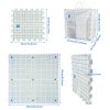 LAMXD Blocking Mats for Knitting - Extra Thick Blocking Boards with Grids with 22PCS Knitting blockers and 100 T-pins for Needlework or Crochet - Pack of 9