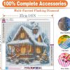 CT0928ZRA58GT_3 igoodom Christmas Diamond Art Kits for Adults, DIY Wall Decor | Diamond Painting Kit - Sparkling Full Drill Design Perfect for Home Decor, Holiday Gifting, And Relaxing Crafting 14x14inch