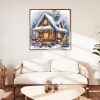 CT0928ZRA58GT_4 igoodom Christmas Diamond Art Kits for Adults, DIY Wall Decor | Diamond Painting Kit - Sparkling Full Drill Design Perfect for Home Decor, Holiday Gifting, And Relaxing Crafting 14x14inch