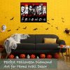 WEUOPG 5D Diamond Painting Kits for Adults, Halloween Diamond Art Kits, Horror Movie Characters Diamond Art Paint with 5D Round Diamonds, DIY Gem Painting Kit for Home Wall Decor 16x12inch