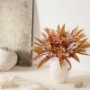 70PCS 8 Kinds Artificial Greenery Stems Box Set for Fall(Brown & Orange) | Realistic Faux Plants and Fake Flowers,for Autumn DIY Bouquet Table Centerpieces and Floral Arrangement Decor