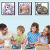 Kaixine 3 Pack Animal Special Shape Diamond Art Kits for Adults | 5D Diamond Dots Round Dimond Paintings Kits DIY Full Drill Gem Art Craft Kit for Home Decor and Gifts 12X12 inch