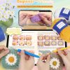 Coopay Crochet Kit for Beginners, Easy Granny Square Crochet Blanket Kit | Crochet Kit w/21 Yarn Skeins, Video Tutorial & Digital Instructions, All Accessories, Complete Knitting & Crochet Starter Kit