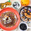 Halloween Sprinkles, 6.53 oz Black Orange Sprinkles for Cake Decorating | Edible Sanding Sugar, Candy Eyes, Confetti, Nonpareils, Ghost Mix, For Baking, Cupcake Topper, Cookie, Ice Cream Toppings