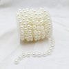 CT8AS27CT_2 INSPIRELLE 10MM Ivory Crafts Faux Pearl Beads Garland Roll Strand 6M | for Wedding Party Christmas Tree Decoration