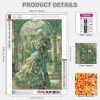 LWZAYS Skull Diamond Art Kits for Adults 12x16 Inch | Romantic Skeleton Lover Diamond Painting Kits for Adults, DIY 5D Full Drill Round Crystal Rhinestone Gem Art Craft Home Decor
