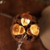 3D Twinkle Acorn Fall Decorations Harvest String Lights 10ft Copper Wire 30 LEDs Battery Powered with Timer Remote Control for Wedding Bedroom Fireplace Mantel Ice Age Ornaments Home Decor