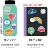 Carson Dellosa We Stick Together 51-Piece Vibe Check Bulletin Board Set | Colorful Laptop, Water Bottle, Notebook, and Sticker Accents for Bulletin Board, White Board, and Colorful Classroom Décor