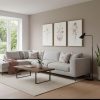 JASMIE 3Pcs Pink Floral Canvas Wall Art | Modern Blush Pink Flowers Botanical Picture Wall Decor Poster Print Artwork for Bedroom Living room Home Decoration Unframed