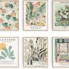 CTD-GR-2043GK_1 Habseligkeit Sage Green Master Wall Art Prints, Matisse Wall Art Exhibition Posters, Vintage Art Art Prints, Retro Room Decor for Aesthetic Bedroom(8x10inch, Unframed)