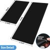 Kitchen Mat for Floor 2 PCS, Anti Fatigue Rugs, Black | 17.3"x30"+17.3"x47", Cushioning Comfort, Non-Slip, Easy To Clean, Kitchen, Office, Laundry Room, Sink Area