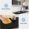 Kitchen Mat for Floor 2 PCS, Anti Fatigue Rugs, Black | 17.3"x30"+17.3"x47", Cushioning Comfort, Non-Slip, Easy To Clean, Kitchen, Office, Laundry Room, Sink Area