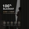 FMFUNCTEX 100% Blackout Sage Green Curtains 84 Inches for Bedroom, 2 Panels | Black out Drapes, Thermal Insulated Noise Reducing, Rod Pocket, Room Darkening, Window Curtain, for Living Room ,Back Tab