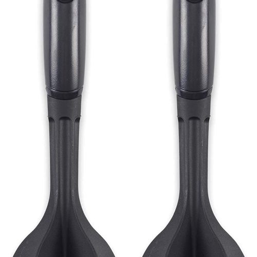 CTD-GR-563GK_1 GoodCook Heat-Resistant Nylon Ground Meat Choppers with 5-Blade Heads, Ground Beef and Turkey Mixers and Choppers, Set of 2, Black
