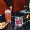 Everyday Drinking Glasses Set of 8 Drinkware Hurricane Glasses, Kitchen Glasses for Cocktail, Iced Coffee, Beer, Ice Tea, Wine, Whiskey, Water, 4 Tall Glass Cups & 4 Short Dof Drinking