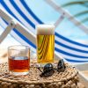 Everyday Drinking Glasses Set of 8 Drinkware Hurricane Glasses, Kitchen Glasses for Cocktail, Iced Coffee, Beer, Ice Tea, Wine, Whiskey, Water, 4 Tall Glass Cups & 4 Short Dof Drinking