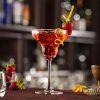 CTD-GR-857GK_4 Bella Vino Set of 6 Margarita Glasses Martini Glasses, Whiskey, Gin, Tequila, Tall Cosmopolitan Glasses Bar Drinking Glasses Goblet Gift Set