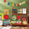 19 Pcs Back to School Decorations Back to School Tiered Tray Decor Fun Appreciation Wood Signs Decorative Book Bus Table Centerpiece Decorations Farmhouse Sign for First Day of Party Decor