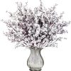CTEZ515CT_1 Sggvecsy 15 Pcs Babys Breath Artificial Flowers Gypsophila Bouquets Bulk Real Touch Fake Silk Flowers for Home Wedding DIY Floral Arrangement Kitchen Table Centerpiece Festival Decoration (White)