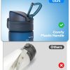 CTFT102CT_4 Opard Zip 20oz Plastic Water Bottle Dishwasher Safe, Leakproof Flip-Top Lid, BPA Free Tritan, Wide Mouth Reusable Kids Water Bottle for School Hiking Commuting Outdoor Travel and Gym