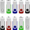 KEXIN 16GB Flash Drive 10 Pack USB Flash Drive 16G Thumb Drive Memory Stick | Bulk USB Drive Swivel USB 2.0 Jump Drive Data Storage
