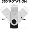 KEXIN 16GB Flash Drive 10 Pack USB Flash Drive 16G Thumb Drive Memory Stick | Bulk USB Drive Swivel USB 2.0 Jump Drive Data Storage