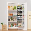 Over the Door Hanging Organizer - 50lb Load Closet Door Storage with Large Pockets, Behind The Door Organizer for Bathroom Nursery Dorm