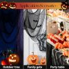 6 Pack Black Halloween Creepy Cloth, 30 x 72 Inch - Yobbai