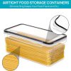 Vtopmart Pasta Storage Containers, 8 Pack, 3.2L Airtight Canisters