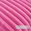 CTPAR-S-558_2 FUTEI Pack of 2 Faux Fur Throw Pillow Covers 18x18 Inch, Hot Pink