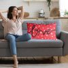 Valentines Day Pillow Covers,12x20inch Farmhouse Valentines Day Decor Red White Sweet Love Throw Pillow Case Hearts Love Valentine Pillows Decorative for Home Couch Sofa Wedding Anniversary Decoration