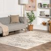 nuLOOM Freja Beige Floral & Paisley Power Loomed Area Rug, 2' x 3' | Nuloom Freja Floral & Paisley 2' x 3' Accent Rug for Living Room Bedroom Dining Room Entryway, Beige