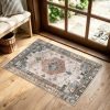 CTPAR-S-816_1 Collive 20" x 32" Small Boho Washable Front Indoor Entryway Door Mat