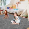 CTPAR-S-829_3 5X8 Ultra Soft Rug for Living Room, 5X8 Fluffy Shag Area Rug for Bedroom, Modern Shaggy Carpets Fuzzy Rug for Teens Dorm Nursery Home Decor Aesthetic, Upgrade Anti-Skid Durable, Grey