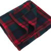 Trail maker 50x60 Throw Blankets, Plaid Fleece Throw Blankets for Bedroom, Couch, Livingroom, Chair, Pets, Outdoors