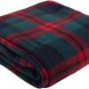 Trail maker 50x60 Throw Blankets, Plaid Fleece Throw Blankets for Bedroom, Couch, Livingroom, Chair, Pets, Outdoors