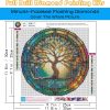 KINPLUB Tree of Life Diamond Painting Kits for Adults Beginners, DIY Full Round Drill 5D Diamond Art Kits, Paint with Diamonds Dots Gem Art, Home Wall Decor 12 x 12 Inch