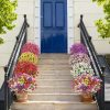 Bassion 24 Bundles Artificial Flowers for Outdoors Fake Flowers, Mixed