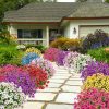 Bassion 24 Bundles Artificial Flowers for Outdoors Fake Flowers, Mixed