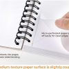 Ohuhu 7"x10" Mix Media Pad Art Sketchbook 62 Sheets for Painting Drawing | Large Sketch Book - 120 LB/200 GSM Heavyweight Paper - Spiral-Bound Mixed Media Paper for Watercolor Acrylic Christmas Gift