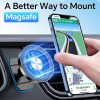 CTSEV-AP-055_3 for iPhone Magsafe car Mount【20 Strong Magnets】Magnetic Phone Holder for Car Dashboard【360° Rotation】Hands Free Car Phone Holder Mount Dash Fit iPhone 15 14 13 12 Pro Max Plus MagSafe Car Accessories