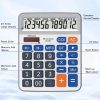 CTSEV-AP-096_3 Pendancy Desk Calculator Large Display, 12-Digit, Big Buttons, Solar Power