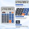 CTSEV-AP-096_4 Pendancy Desk Calculator Large Display, 12-Digit, Big Buttons, Solar Power