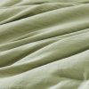 Queen Comforter Set-7 Pieces Soft Prewashed Bed in a Bag Queen Bedding Sets | All Season Comforter with Sheets, Pillow Shams & Pillowcases, Sage Green