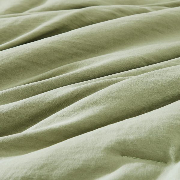 Queen Comforter Set-7 Pieces Soft Prewashed Bed in a Bag Queen Bedding Sets | All Season Comforter with Sheets, Pillow Shams & Pillowcases, Sage Green