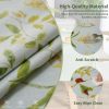 Rectangle Table Cloth,100% Waterproof Tablecloth Oil Proof Spill Proof Vinyl Table Cloth, Wipe Clean Plastic Table Cover for Dining, Camping, Indoor and Outdoor 52" x 70",Leaves
